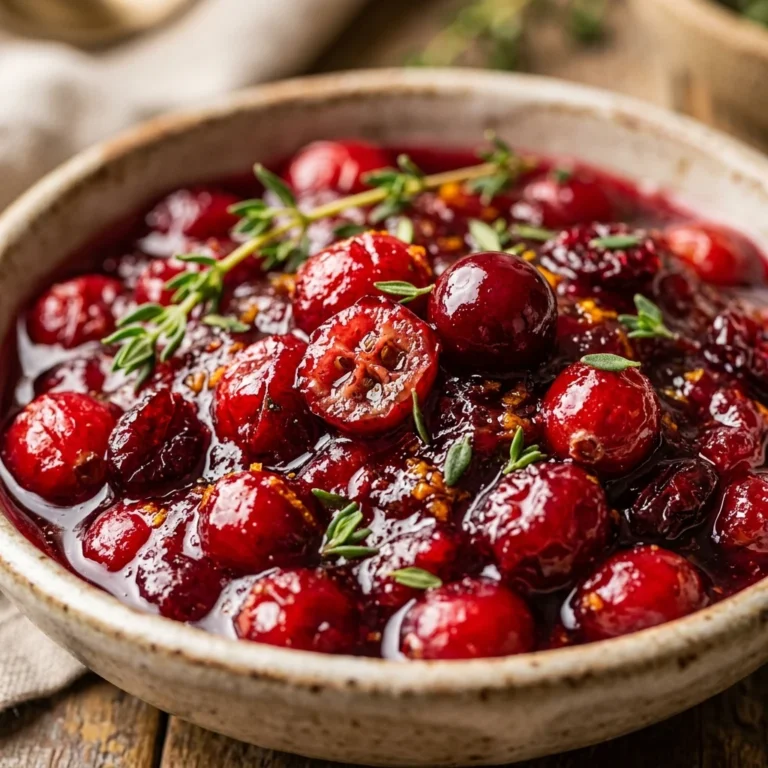 Thyme Herb Cranberry Sauce