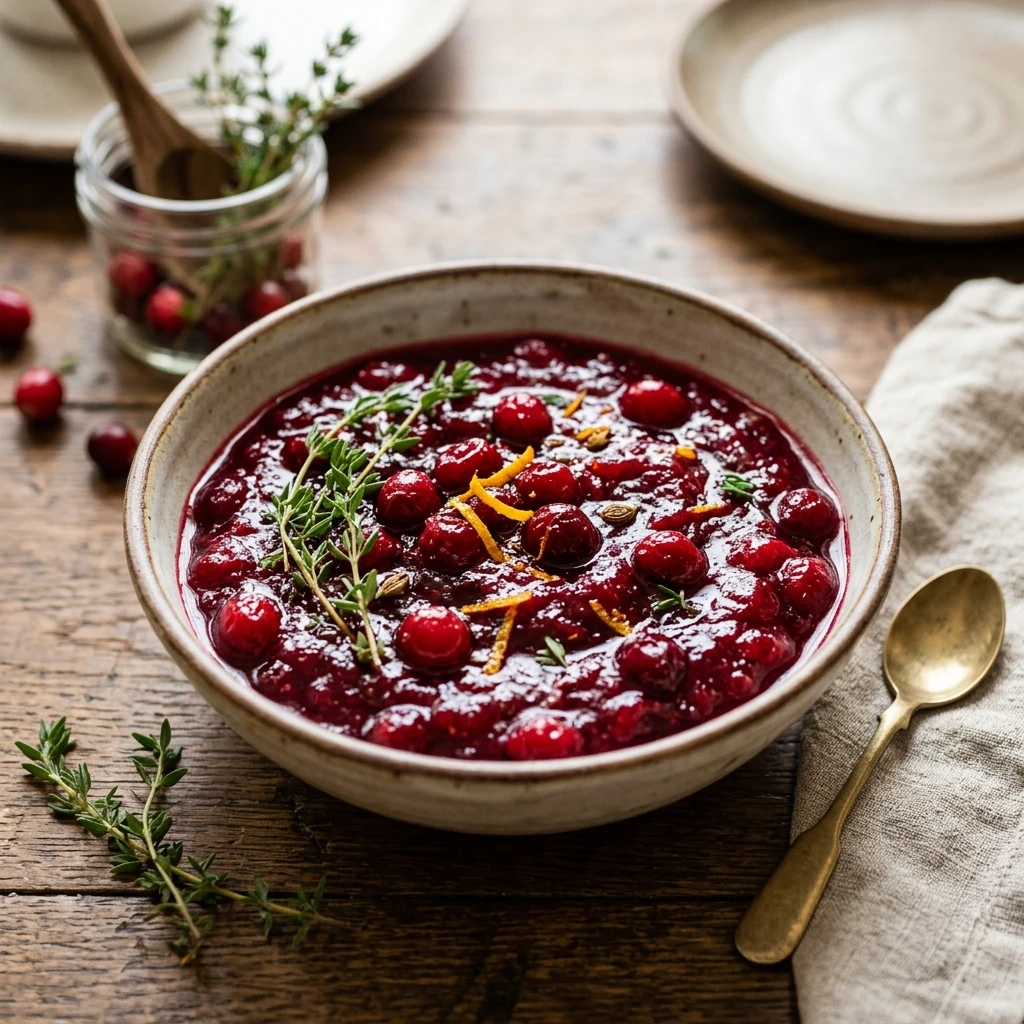 Thyme Herb Cranberry Sauce