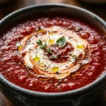Vampire Blood Tomato Soup Halloween Creamy