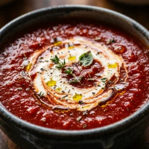 Vampire Blood Tomato Soup Halloween Creamy