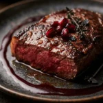 Vampire Steak Halloween Bloody Rare Spooky Dinner