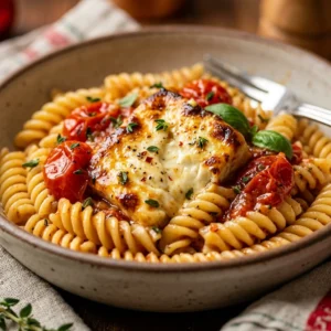 Viral Baked Feta Christmas Pasta TikTok Famous Creamy Holiday
