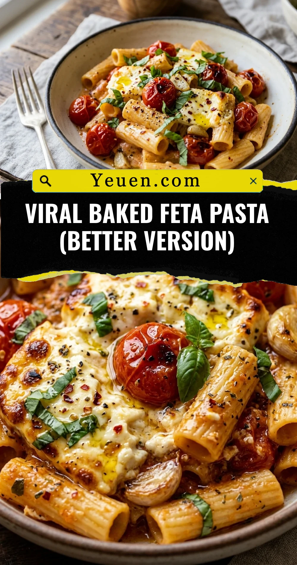 Viral Baked Feta Pasta (Better Version)
