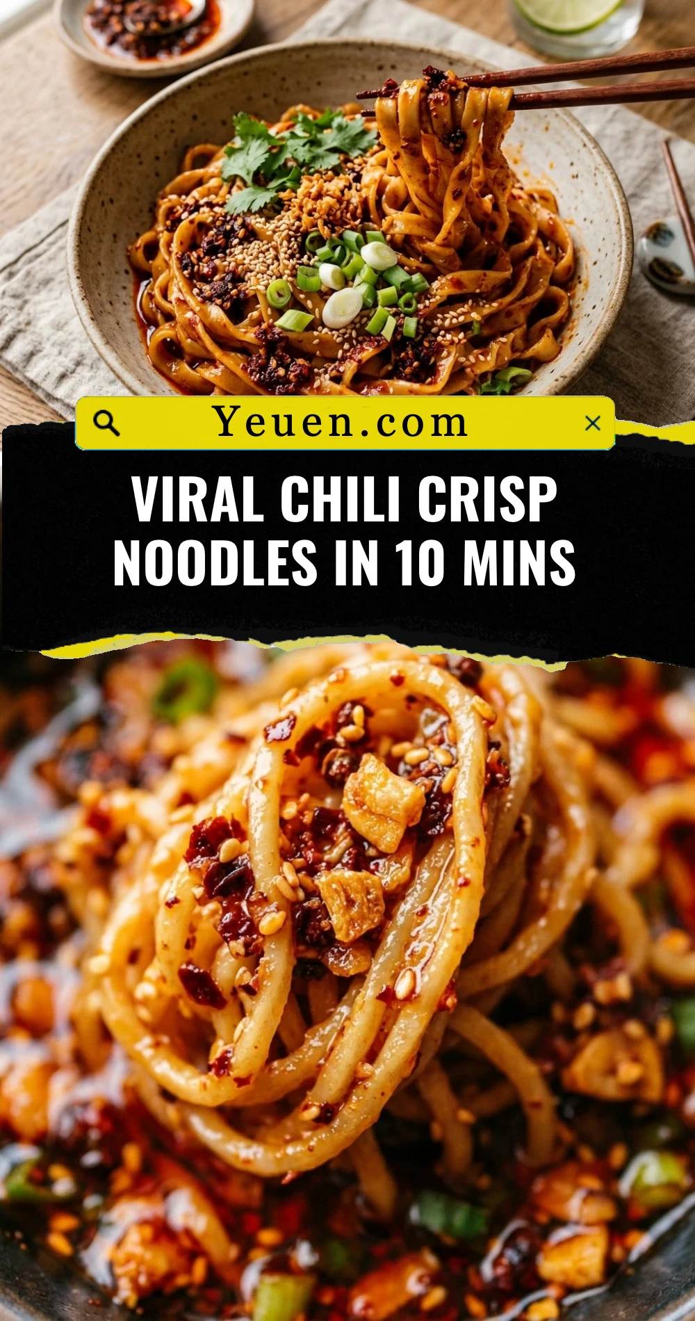 Viral Chili Crisp Noodles in 10 Mins