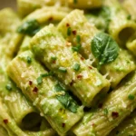 Viral Creamy Avocado Pasta Christmas TikTok Famous High Protein