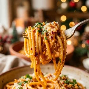 Viral Creamy Chili Oil Pasta Christmas TikTok Famous Spicy Holiday