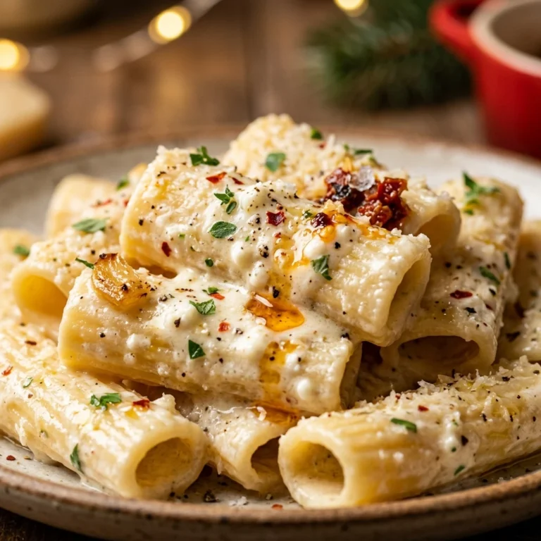 Viral Creamy Cottage Cheese Pasta Christmas TikTok Famous High Protein