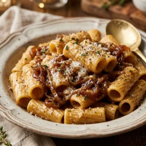 Viral Creamy French Onion Pasta Christmas TikTok Famous Holiday