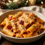 Viral Creamy Roasted Red Pepper Pasta Christmas TikTok Famous Holiday