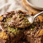 Viral Dubai Chocolate Cheesecake Creamy No Bake Easy TikTok Famous 2026
