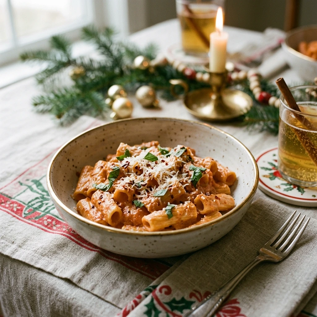 Viral Gigi Hadid Christmas Pasta Creamy TikTok Famous Holiday
