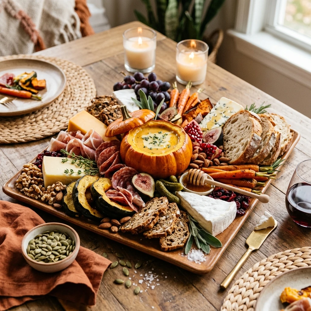 Viral Pumpkin Charcuterie Board Dinner
