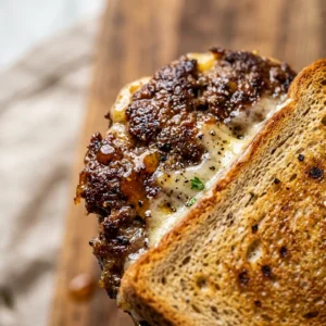Viral Smash Burger Patty Melt Extra Crispy Beef Cheese TikTok Famous