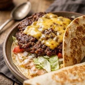 Viral Smash Burger Tacos Extra Crispy Beef Cheese 5 Minute TikTok Famous