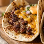 Viral Smash Burger Tacos Extra Crispy Beef Cheese 5 Minute TikTok Famous