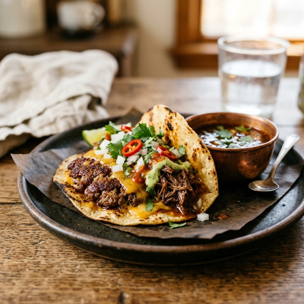 Viral Smash Burger Tacos TikTok Famous Street Birria 2026 Easy