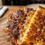 Viral Smashed Burger Grilled Cheese Extra Crispy Beef TikTok Famous