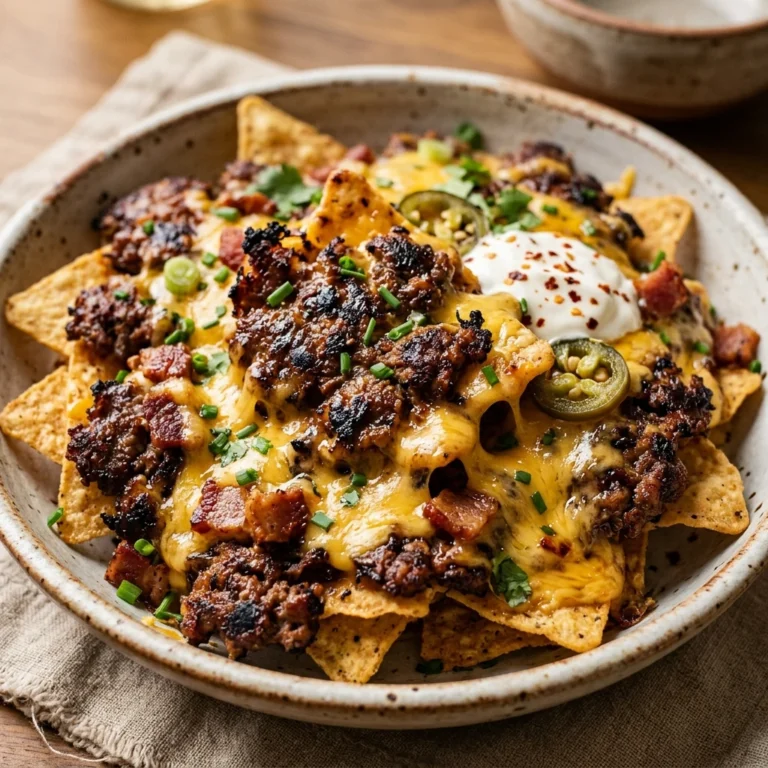 Viral Smashed Burger Nachos Extra Crispy Beef Cheese TikTok Famous
