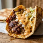 Viral Smashed Burger Tacos With Big Mac Sauce Extra Crispy TikTok Famous