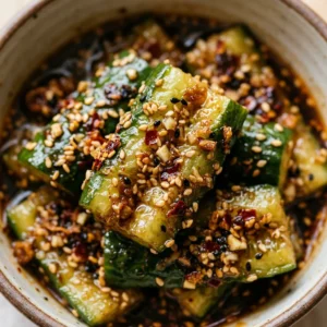Viral Smashed Cucumber Salad TikTok Crispy Asian Sesame Extra Crispy