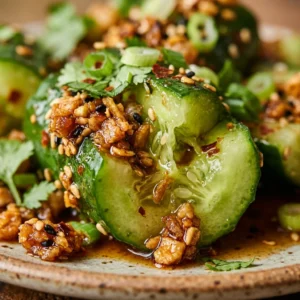 Viral Smashed Cucumber Salad With Soy Ginger Crispy TikTok Asian Extra Crispy