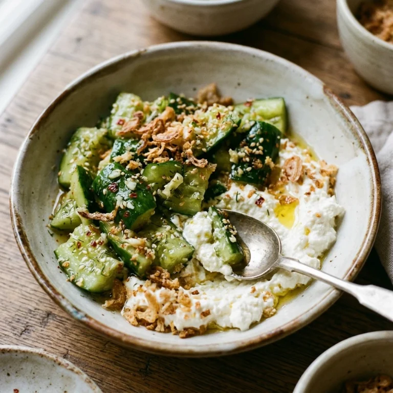 Viral Smashed Cucumber Salad With Whipped Feta Crispy TikTok Extra Crispy