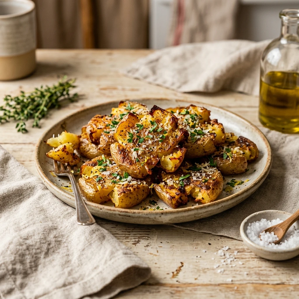Viral Smashed Potatoes Crispy Air Fryer No Fail