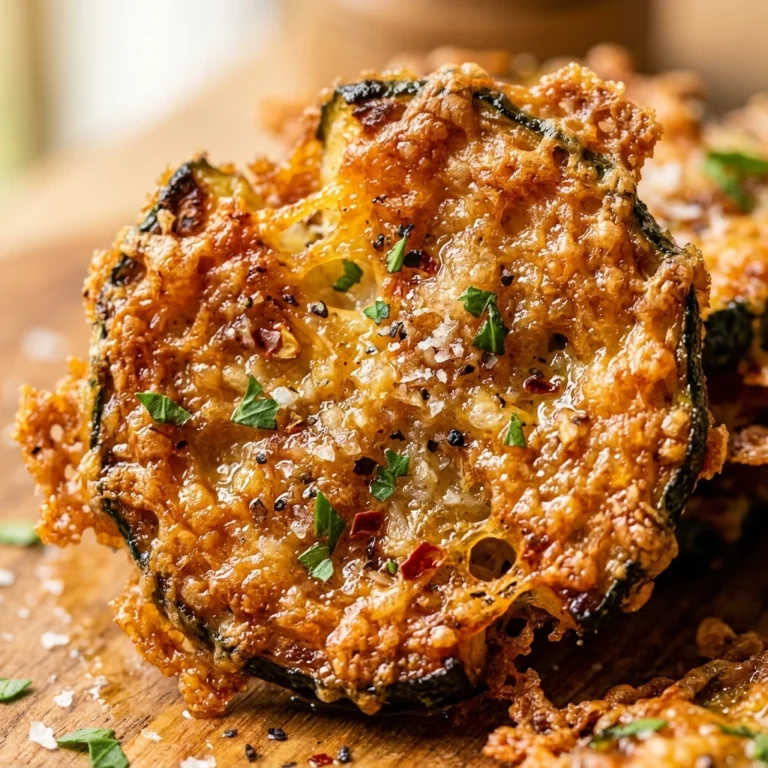 Viral Smashed Zucchini Crispy Parmesan