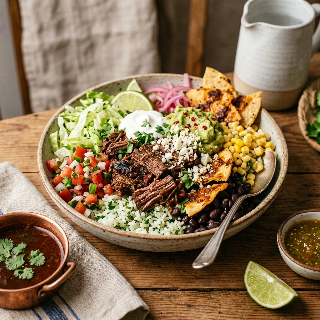 Viral Taco Bowl TikTok Famous Smash Street Birria 2026 Easy
