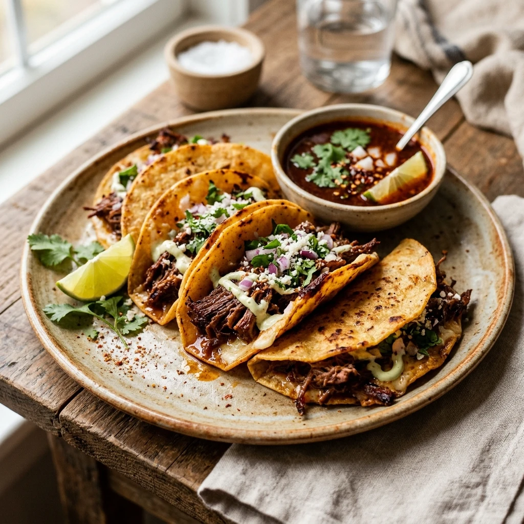 Viral Tacos Easy 20 Minute TikTok Famous Smash Birria