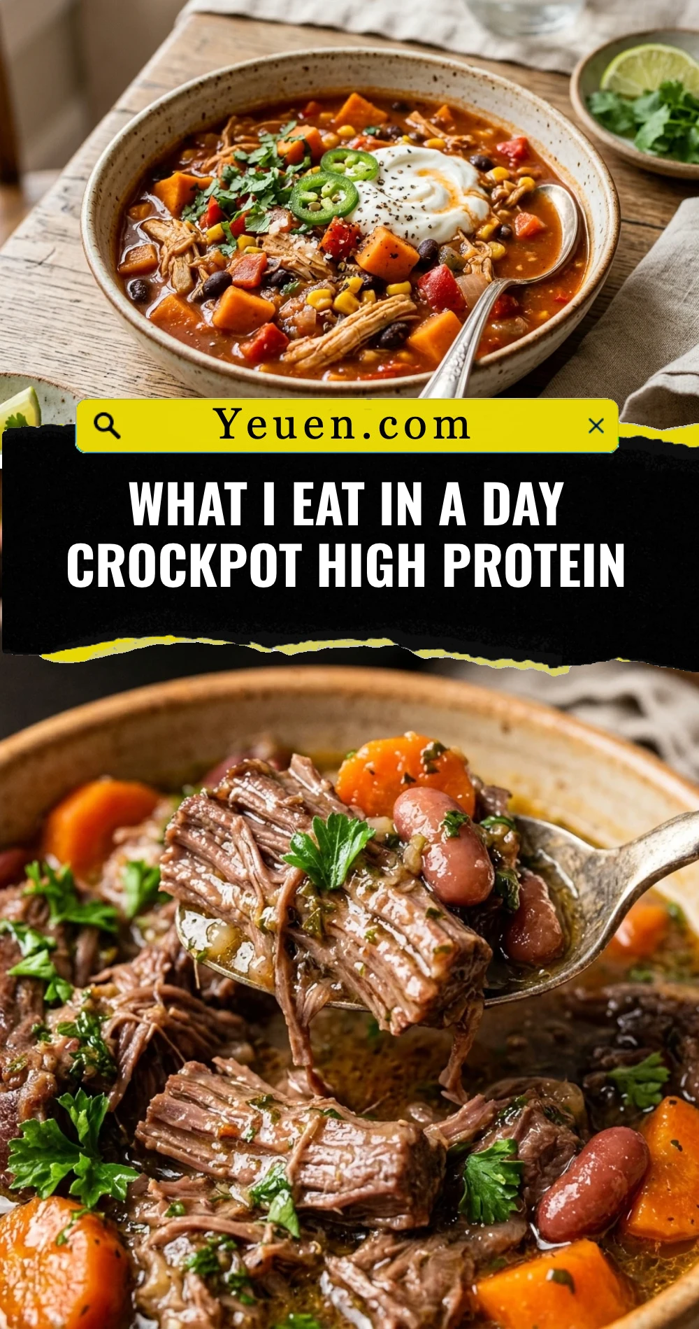 What I Eat In A Day Crockpot High Protein