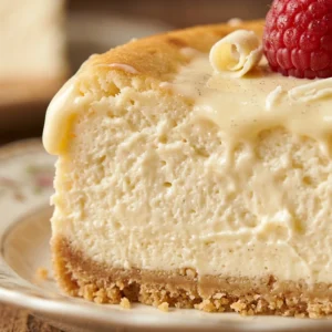 White Chocolate Cheesecake Creamy Baked Easy Flavored Viral No Fail Recipe