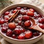 Winter Cranberry Sauce With Maple And Cinnamon