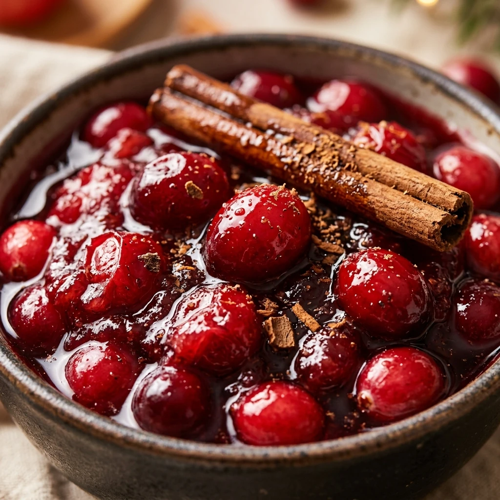 Winter Cranberry Sauce With Maple And Cinnamon