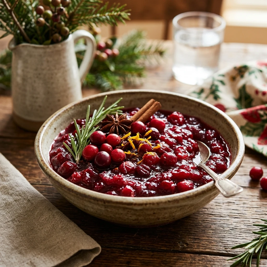 Winter Cranberry Sauce With No Sugar Added Healthy