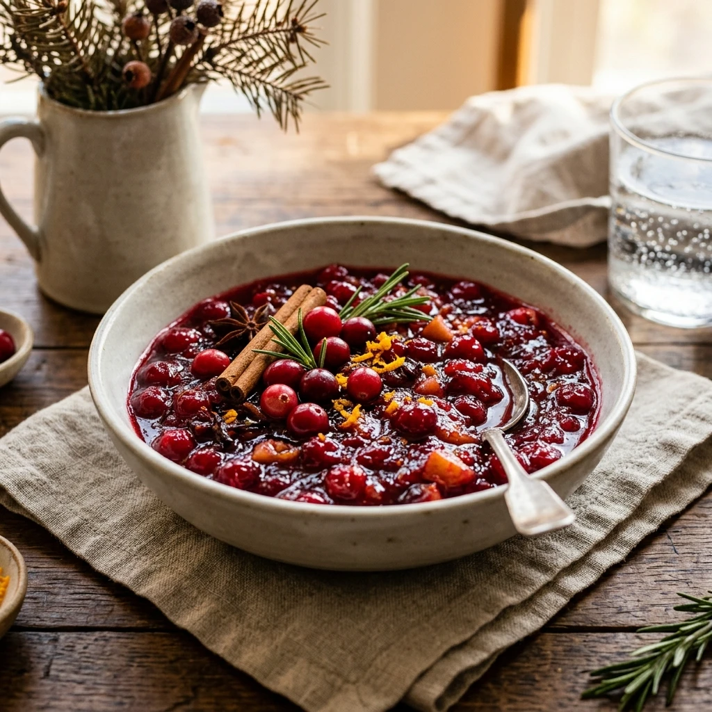 Winter Cranberry Sauce With No Sugar Added Healthy