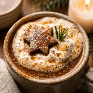 Winter Gingerbread Drink Easy Cozy Holiday Drink