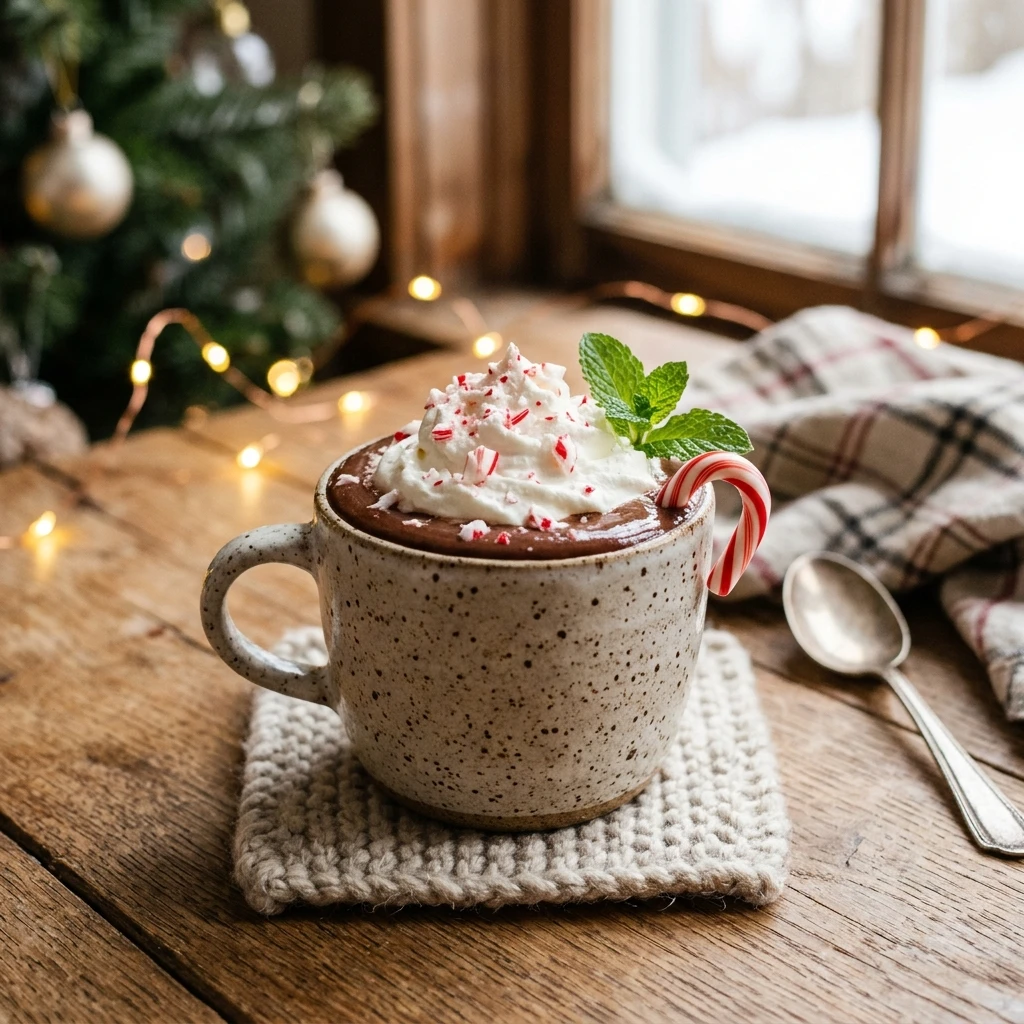 Winter Peppermint Drink Easy Cozy Holiday Drink