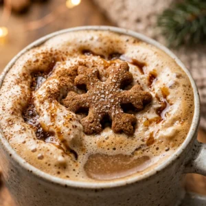 Winter Starbucks Gingerbread Copycat Cozy Easy Holiday Drink
